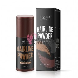 Pudra coloranta pentru contur la radacina firului de par Hairline Powder Luxfume Cod HL03 Maro Mediu